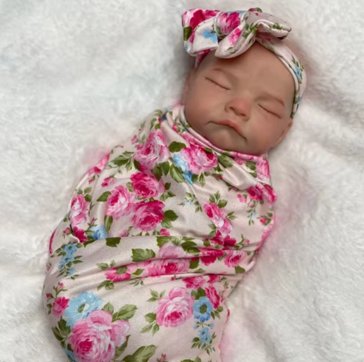 Alex 11-Inch Full Silicone Baby Doll – Hyper-Realistic Sleeping Reborn Baby Girl