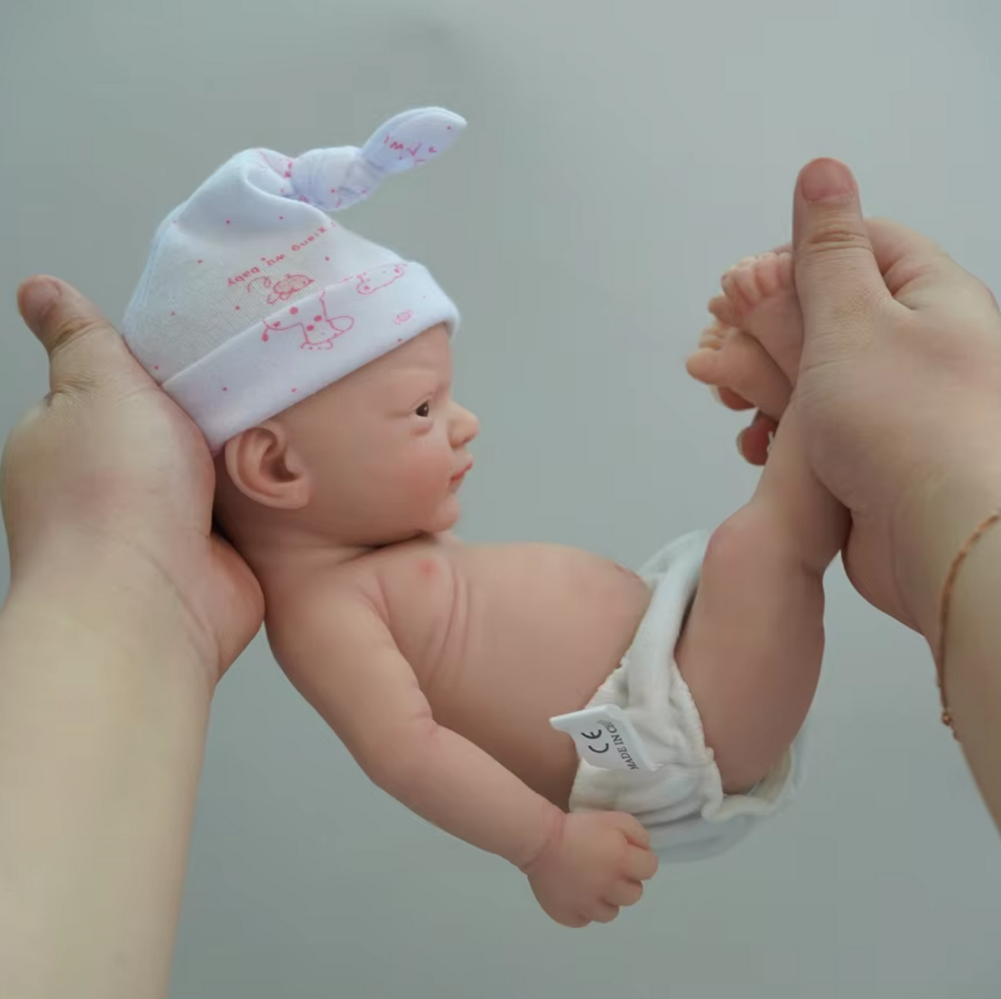 Luna & Toby 12-Inch Micro Preemie Full Silicone Baby Dolls – Hyper-Realistic Girl or Boy Reborn Baby