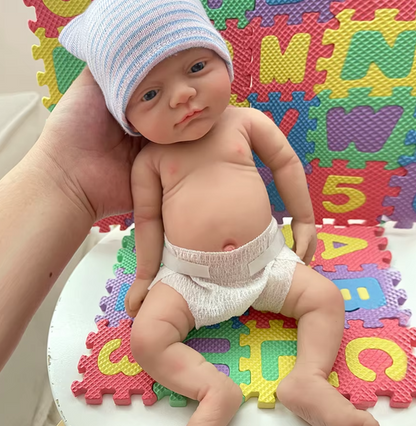 Luna & Toby 12-Inch Micro Preemie Full Silicone Baby Dolls – Hyper-Realistic Girl or Boy Reborn Baby