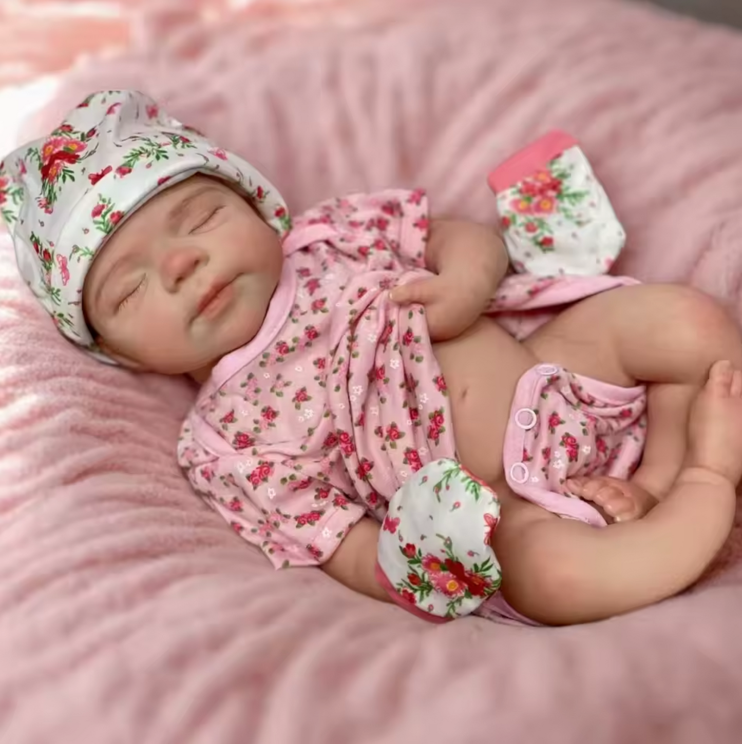 Pascale Full Silicone Baby Doll – Sleeping Reborn Baby Girl