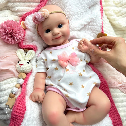 Maddie Full Silicone Baby Doll – 20-Inch Reborn Baby Girl