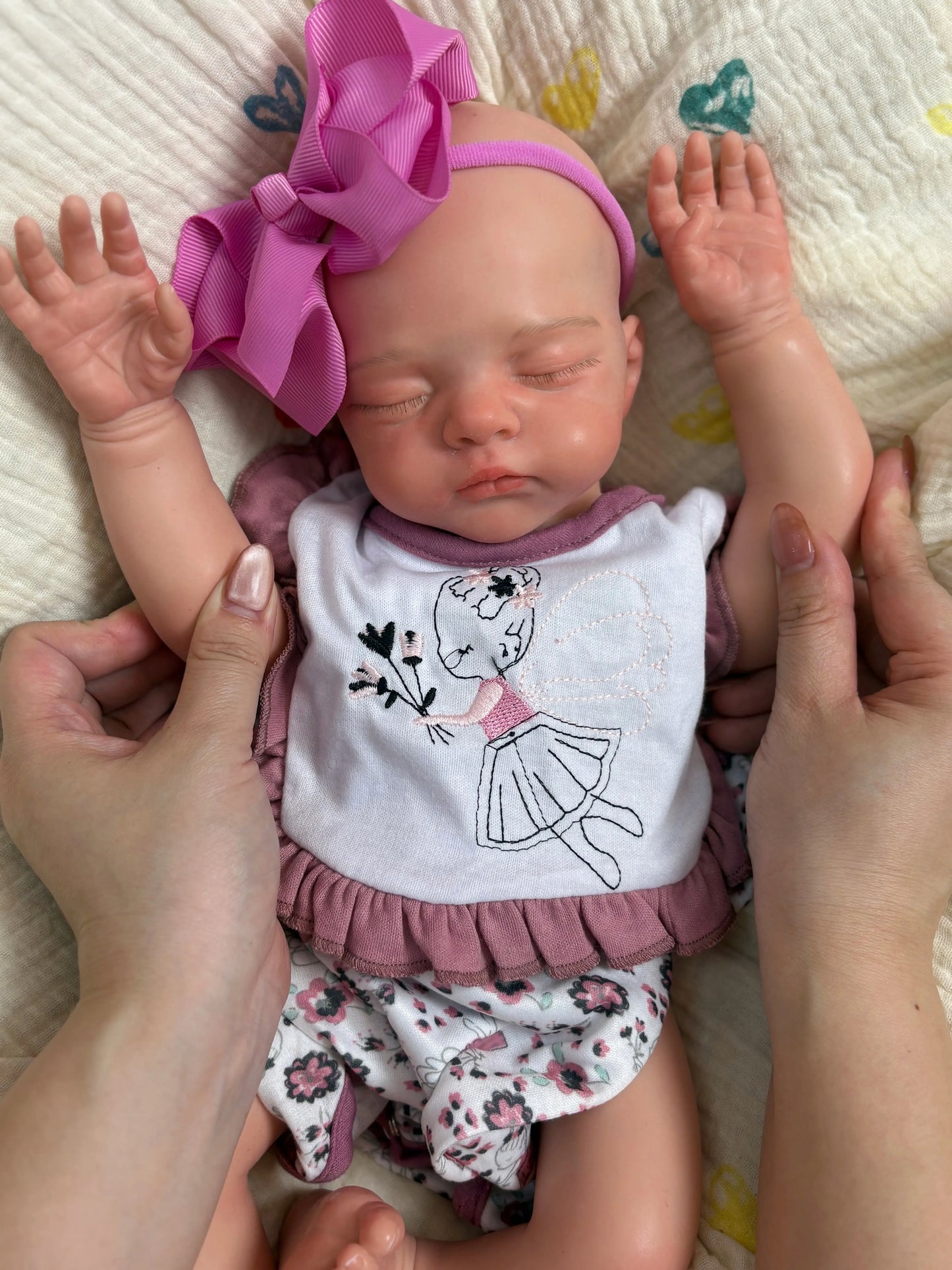 Irys Full Silicone Baby Doll – 18-Inch Reborn Baby Girl