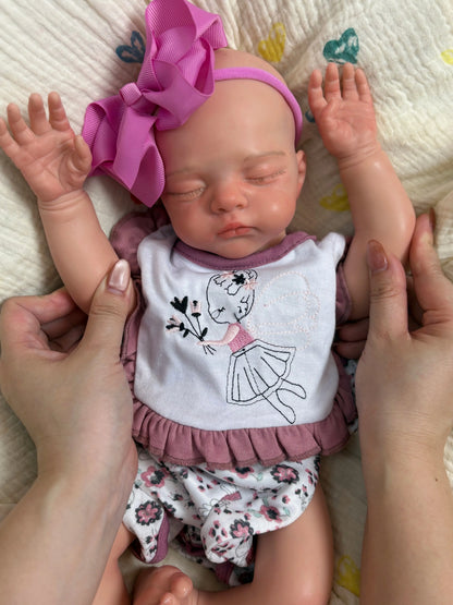 Irys Full Silicone Baby Doll – 18-Inch Reborn Baby Girl