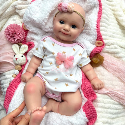 Maddie Full Silicone Baby Doll – 20-Inch Reborn Baby Girl