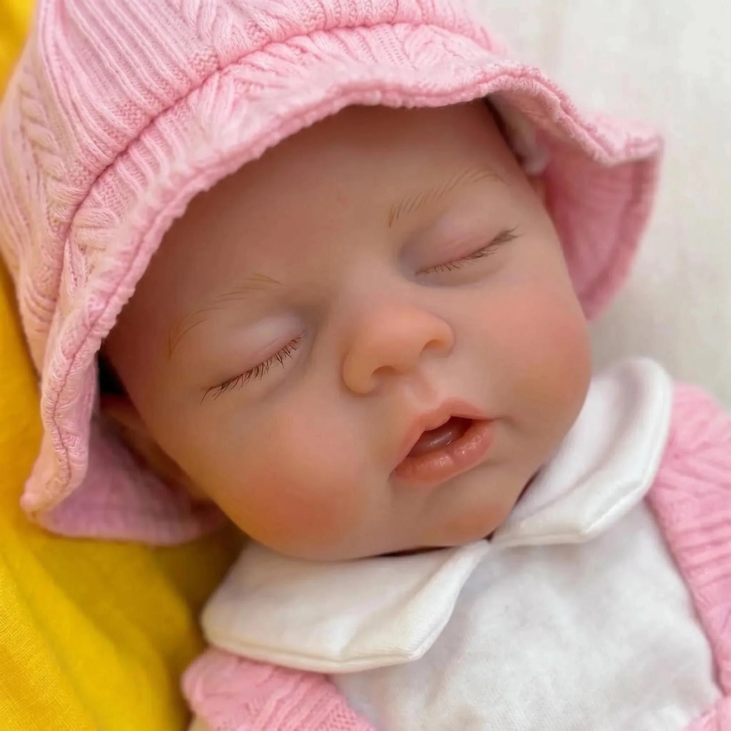 Poppy Full Silicone Baby Doll – 12-Inch Sleeping Preemie Girl