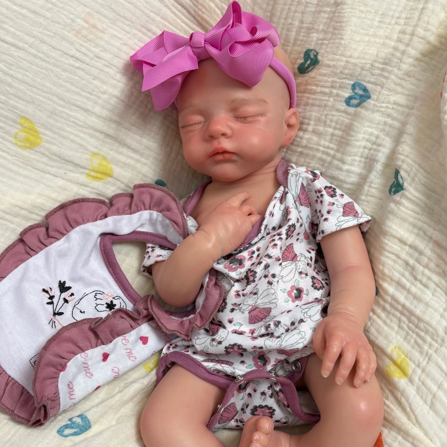 Irys Full Silicone Baby Doll – 18-Inch Reborn Baby Girl