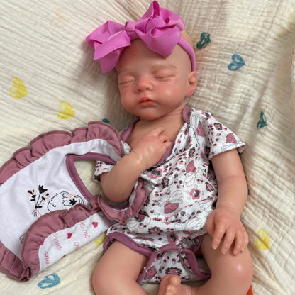 Irys Full Silicone Baby Doll – 18-Inch Reborn Baby Girl