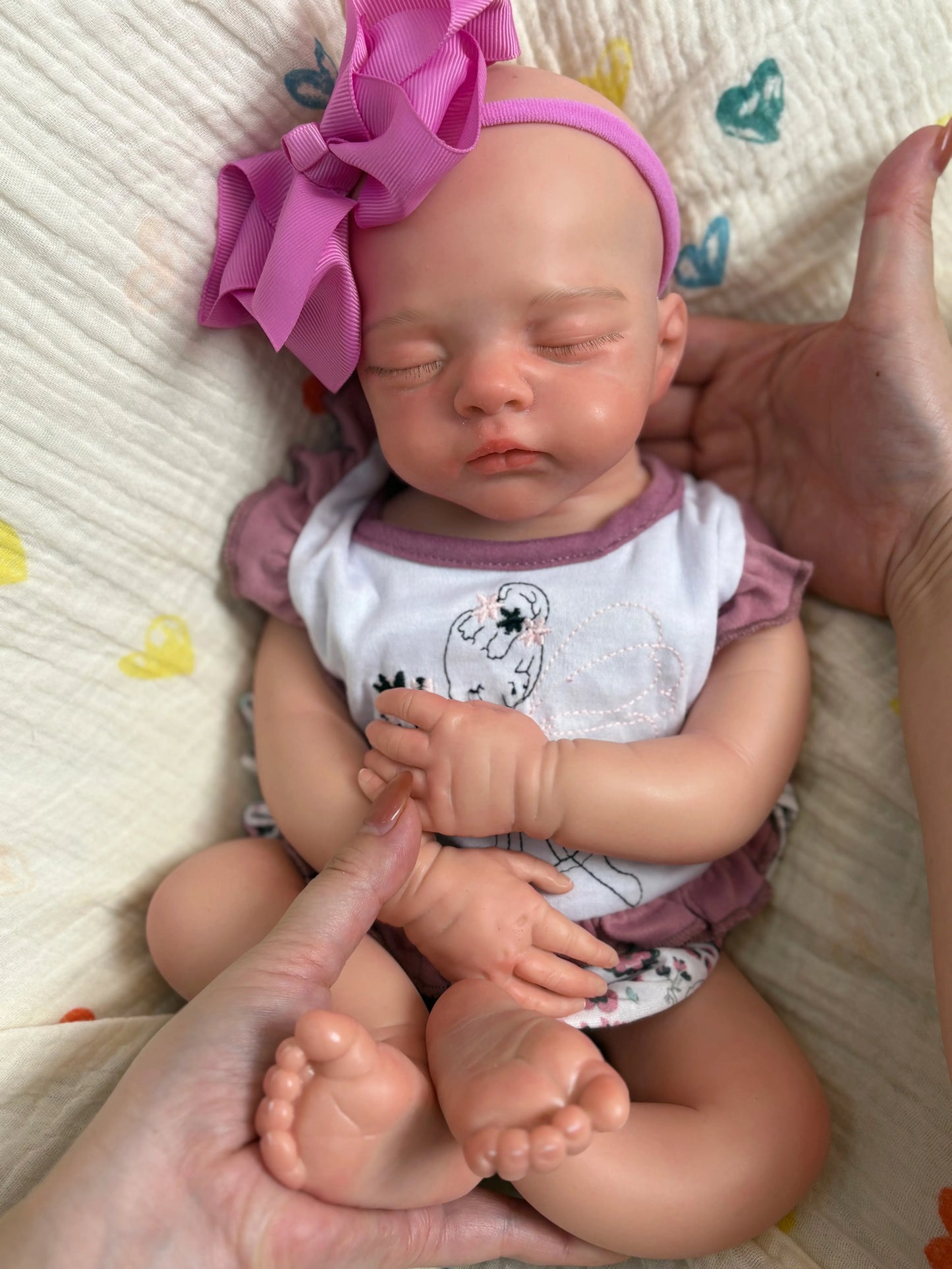 Irys Full Silicone Baby Doll – 18-Inch Reborn Baby Girl