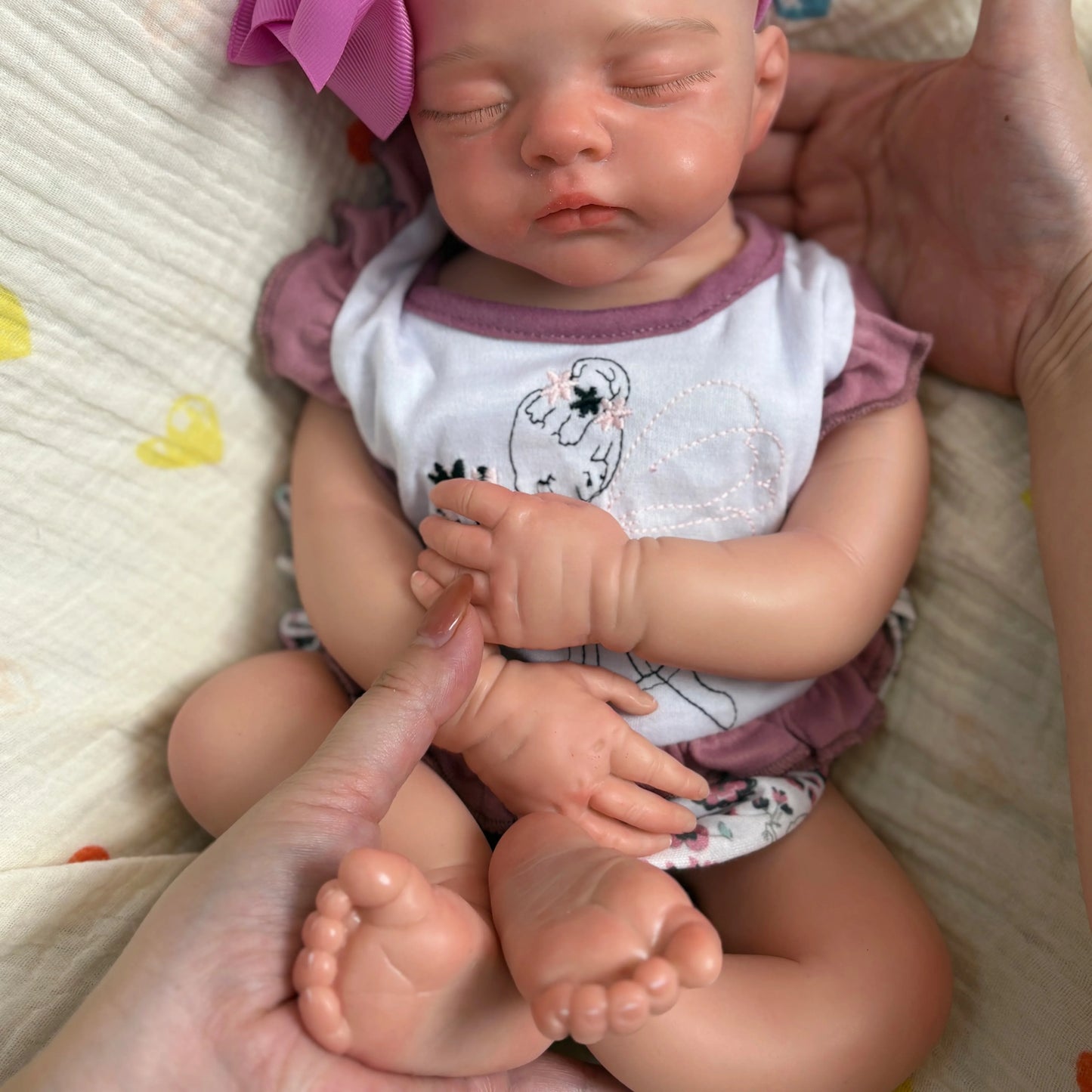 Irys Full Silicone Baby Doll – 18-Inch Reborn Baby Girl
