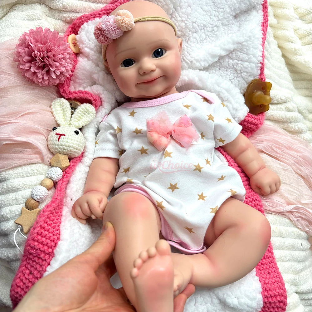 Maddie Full Silicone Baby Doll – 20-Inch Reborn Baby Girl