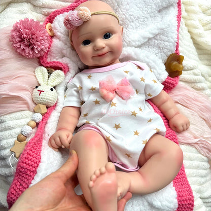 Maddie Full Silicone Baby Doll – 20-Inch Reborn Baby Girl