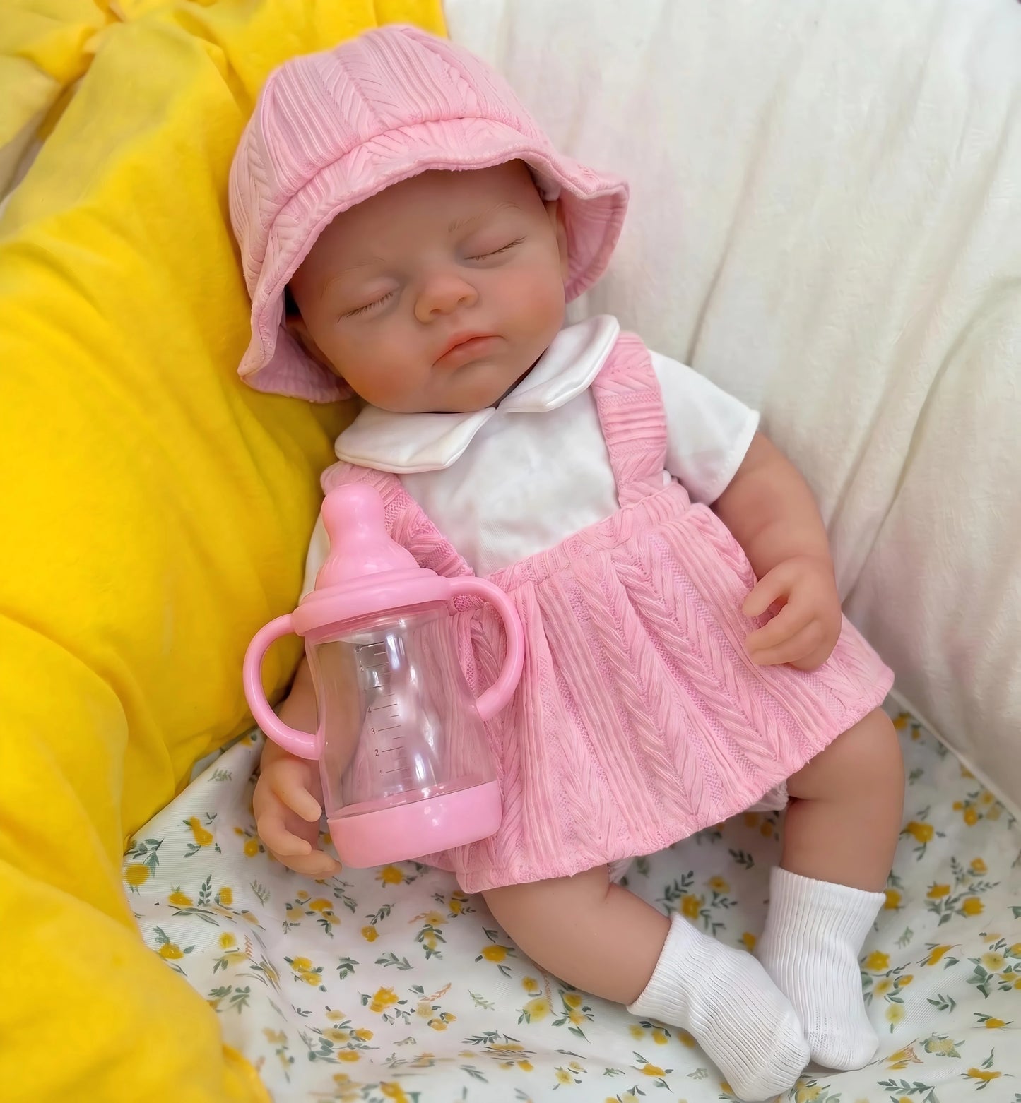 Poppy Full Silicone Baby Doll – 12-Inch Sleeping Preemie Girl