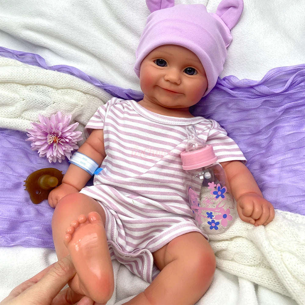 Maddie Full Silicone Baby Doll – 20-Inch Reborn Baby Girl