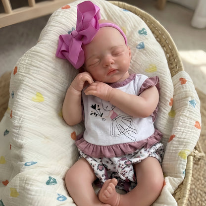 Irys Full Silicone Baby Doll – 18-Inch Reborn Baby Girl
