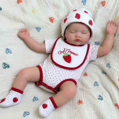 Lottie Full Silicone Baby Doll – 18-Inch Sleeping Reborn Girl