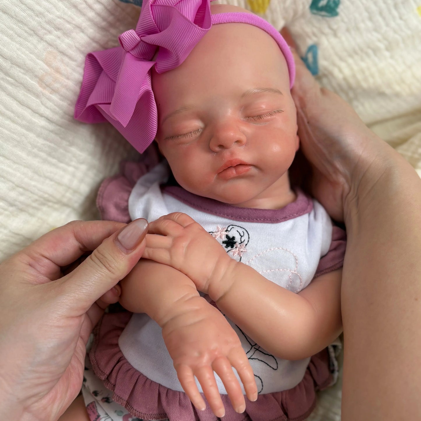 Irys Full Silicone Baby Doll – 18-Inch Reborn Baby Girl