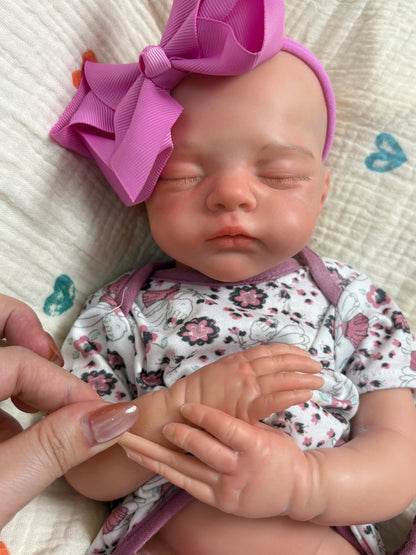 Irys Full Silicone Baby Doll – 18-Inch Reborn Baby Girl