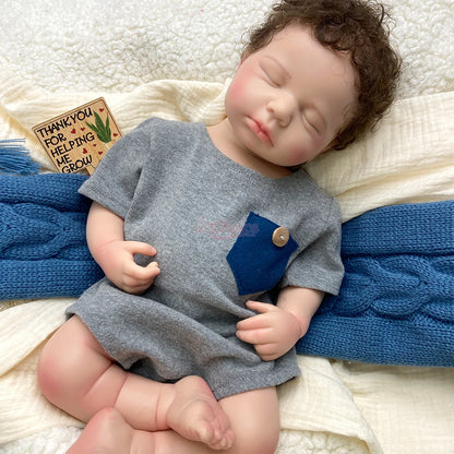 Rowan Full Silicone Baby Doll – 20-Inch Reborn Boy or Girl
