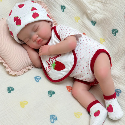 Lottie Full Silicone Baby Doll – 18-Inch Sleeping Reborn Girl