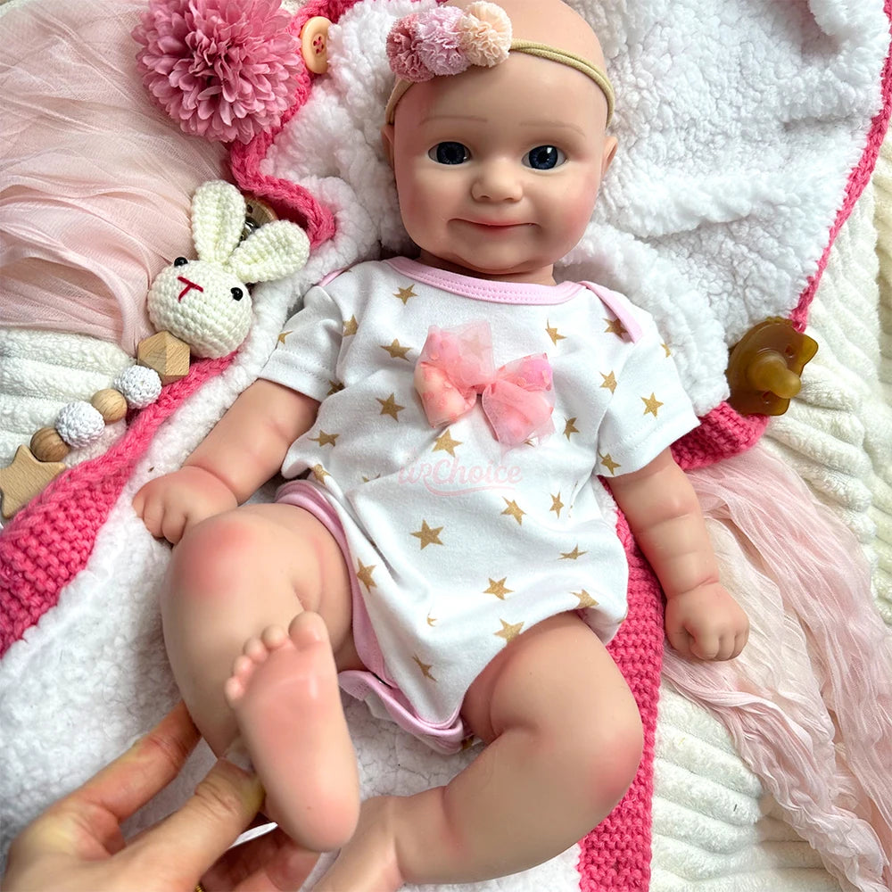 Maddie Full Silicone Baby Doll – 20-Inch Reborn Baby Girl