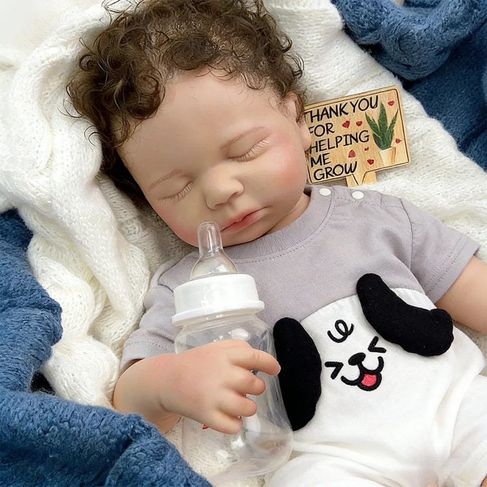 Rowan Full Silicone Baby Doll – 20-Inch Reborn Boy or Girl