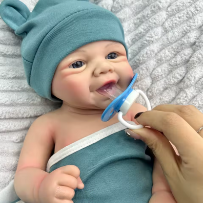 Vivienne Full Silicone Baby Doll – 17-Inch Reborn Boy or Girl